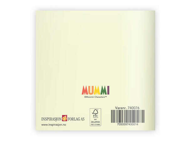 Mummi dobbeltkort - Til en god venn 7,5 cm Mummi