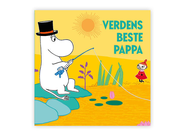 Mummi dobbeltkort - Verdens beste pappa 12 cm Mummi 