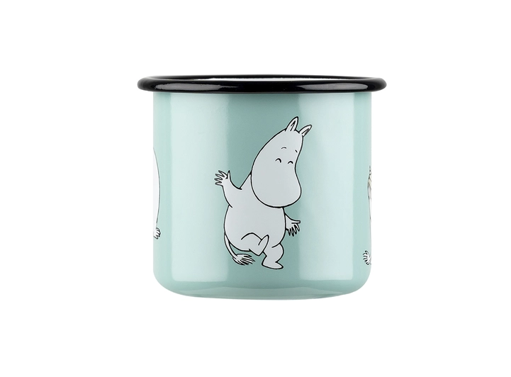 Mummikopp Emalje - Mummitrollet 3,7 dl Mint Retro 