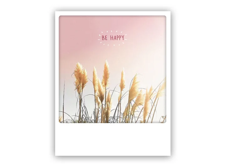 Pickmotion postkort - Be happy Pickmotion - Postkort 