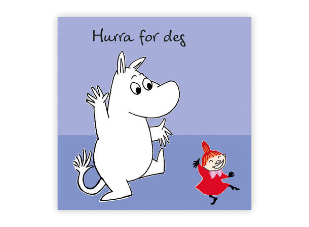 Mummi dobbeltkort - Hurra for deg 7,5 cm Mummi 