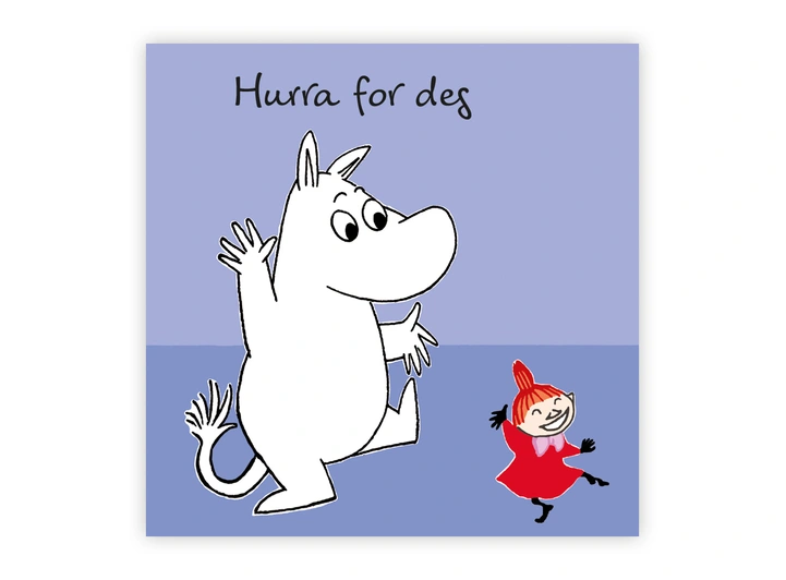 Mummi dobbeltkort - Hurra for deg 7,5 cm Mummi 