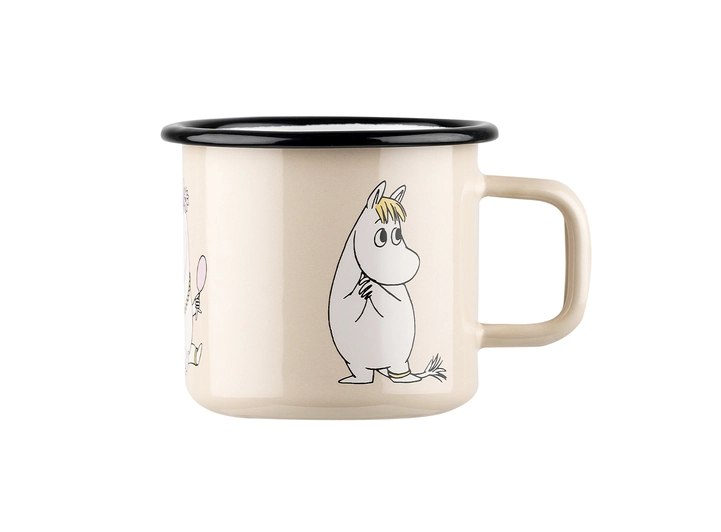 Mummikopp Emalje - Snorkfrøken 3,7 dl Beige Retro 