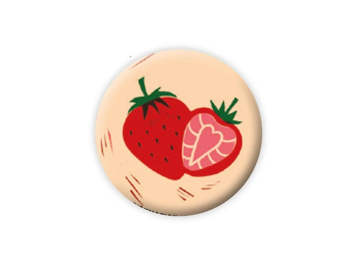 Pickmotion magnet  Strawberry 3,2 cm 