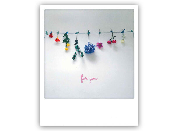 Pickmotion postkort - Hanging flowers Pickmotion - Postkort