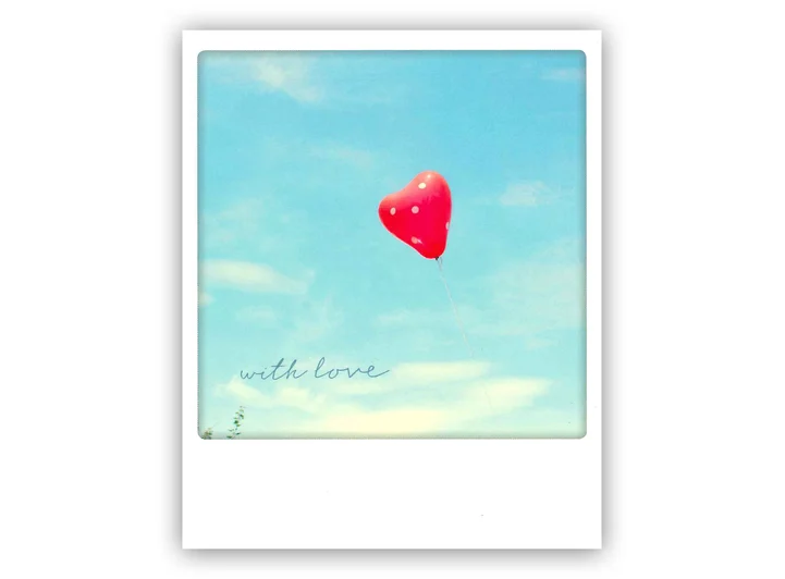 Pickmotion postkort - With love Pickmotion - Postkort 