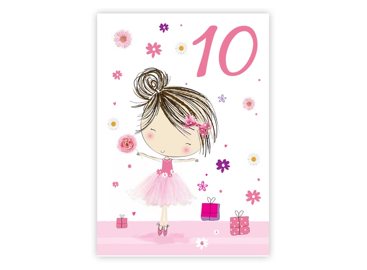 Postkort 10 år A6 postkort 