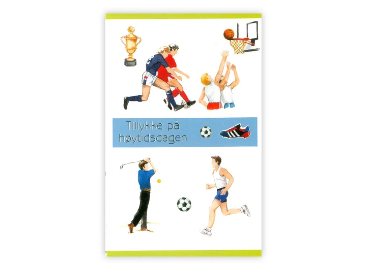 Dobbelt konfirmasjonskort Høytidsdagen Medium dobbelt kort 