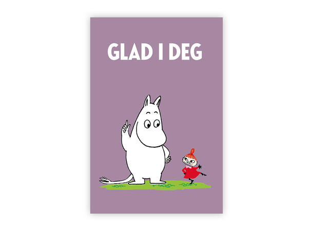 Mummi dobbeltkort - Glad i deg 17 cm  Mummi 
