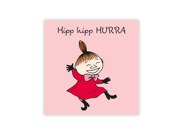 Mummi dobbeltkort - Hipp hipp Hurra 7,5 cm Mummi