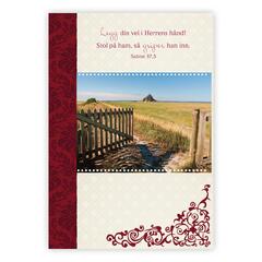 Kristent anledningskort Legg din vei i A6 dobbelt kort