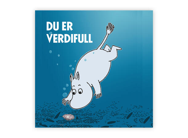 Mummi dobbeltkort - Du er verdifull 12 cm Mummi 