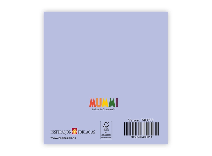Mummi dobbeltkort - Gratulerer 7,5 cm Mummi 