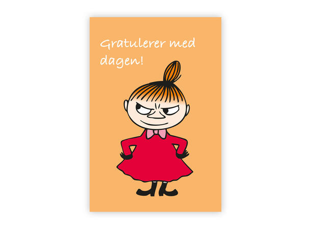 Mummi dobbeltkort - Gratulerer med dagen 17 cm  Mummi