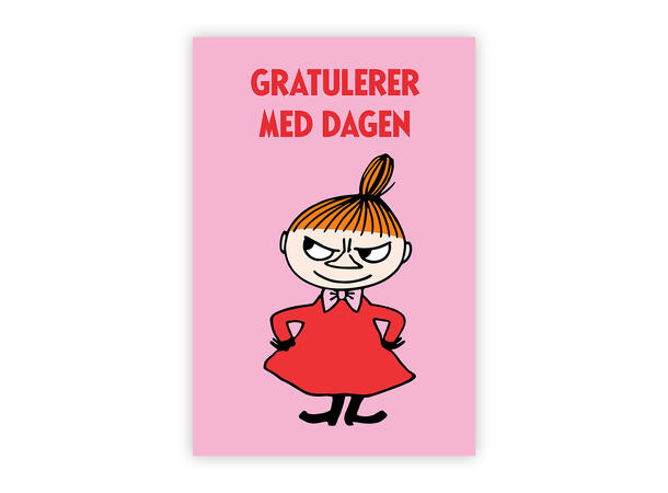 Mummi dobbeltkort - Gratulerer med dagen 17 cm  Mummi 