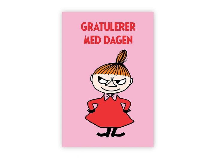 Mummi dobbeltkort - Gratulerer med dagen 17 cm  Mummi 