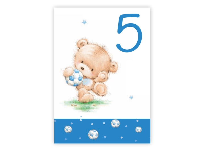 Postkort 5 år A6 postkort 