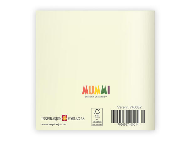 Mummi dobbeltkort - Prinsesse for en dag 7,5 cm Mummi