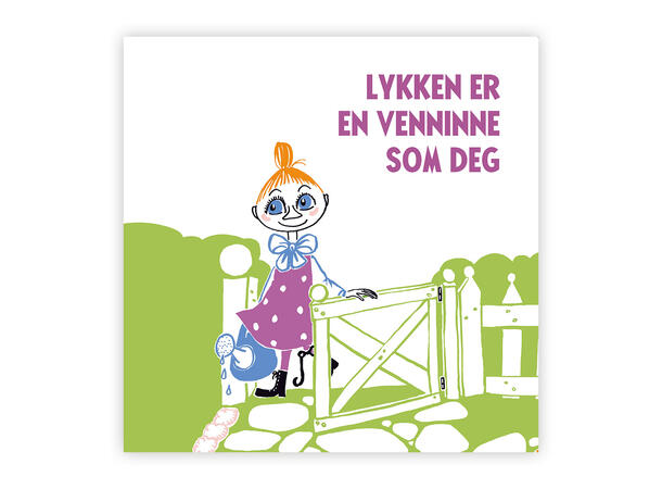 Mummi dobbeltkort - Lykken er en 12 cm Mummi 