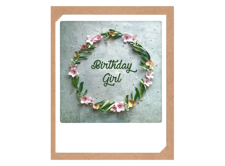 Pickmotion doble kort - Birthday girl Pickmotion - Doble kort 