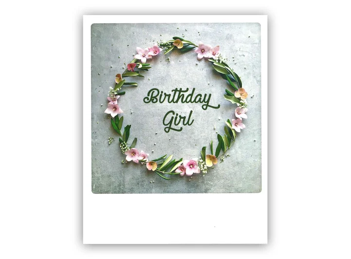 Pickmotion postkort - Birthday girl Pickmotion - Postkort 