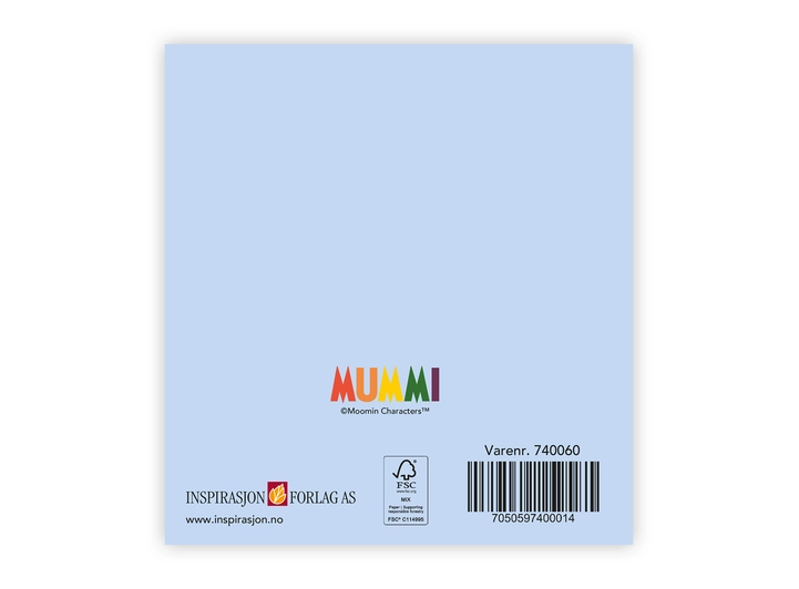 Mummi dobbeltkort - Du er den beste jeg 7,5 cm Mummi 