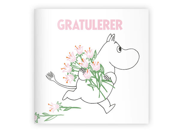 Mummi dobbeltkort - Gratulerer 12 cm Mummi