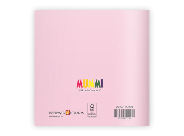 Mummi dobbeltkort - Gratulerer 12 cm Mummi