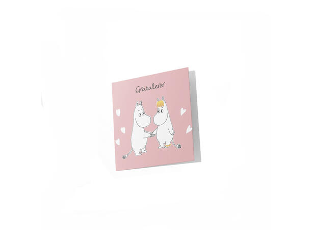 Mummi dobbeltkort - Gratulerer 7,5 cm Mummi
