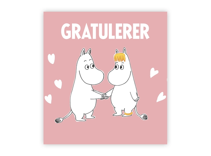Mummi dobbeltkort - Gratulerer 7,5 cm Mummi 
