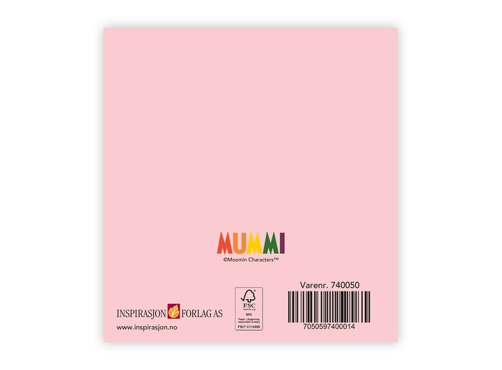 Mummi dobbeltkort - Gratulerer 7,5 cm Mummi 