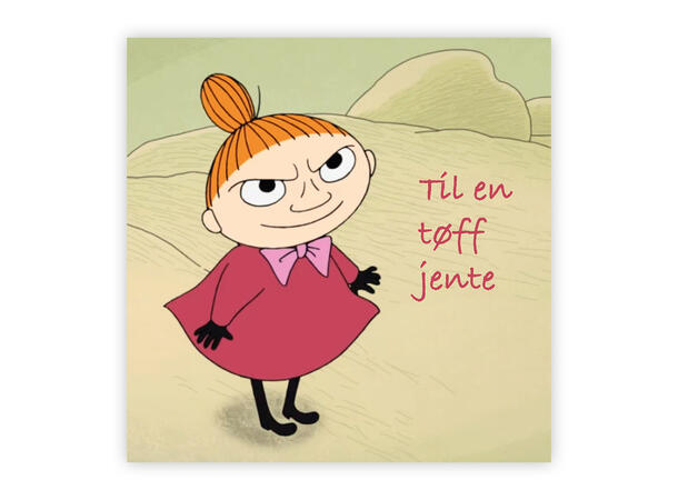 Mummi dobbeltkort - Til en tøff jente 12 cm Mummi 