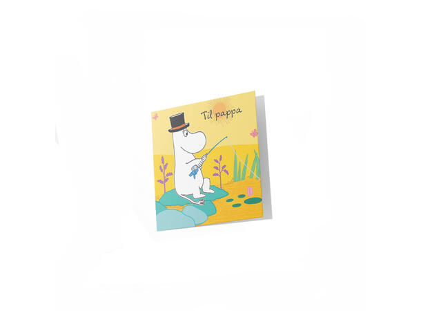 Mummi dobbeltkort - Til pappa 7,5 cm Mummi