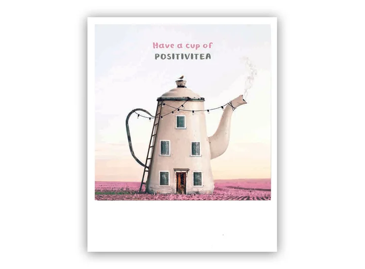 Pickmotion postkort - Of positiv Pickmotion - Postkort 