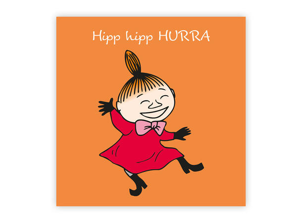 Mummi dobbeltkort - Hipp hipp Hurra 12 cm Mummi 