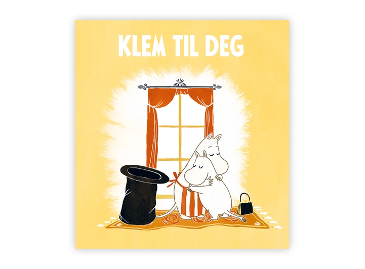 Mummi dobbeltkort - Klem til deg 7,5 cm Mummi 