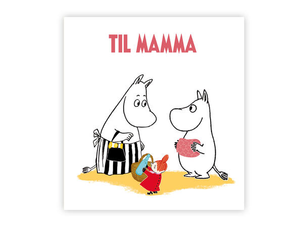 Mummi dobbeltkort - Til mamma 7,5 cm Mummi 