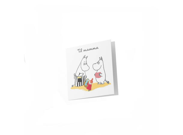 Mummi dobbeltkort - Til mamma 7,5 cm Mummi
