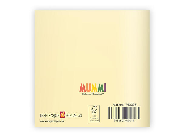 Mummi dobbeltkort - Til mamma 7,5 cm Mummi
