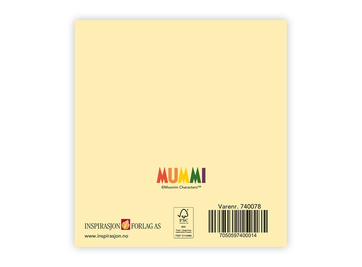 Mummi dobbeltkort - Til mamma 7,5 cm Mummi 