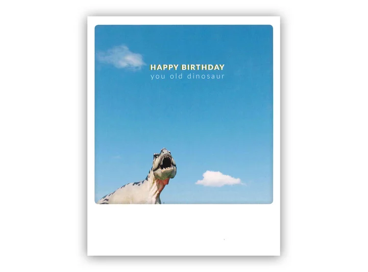 Pickmotion postkort - You old dinosaur Pickmotion - Postkort 