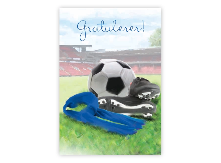 Postkort Gratulerer! A6 postkort 