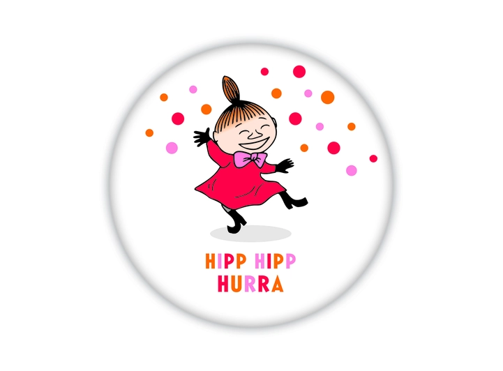 Magnet Mummi - Hipp hipp hurra 5,6 cm 