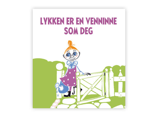 Mummi dobbeltkort - Lykken er 7,5 cm Mummi 