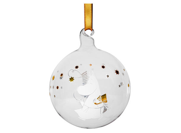 Mummi julekule - Sparkling stars 3pk 7cm gaveeske
