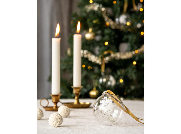 Mummi julekule - Sparkling stars 3pk 7cm gaveeske