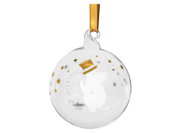Mummi julekule - Sparkling stars 3pk 7cm gaveeske