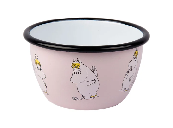 Mummi Bolle Emalje - Snorkfrøken 6 dl  Retro 