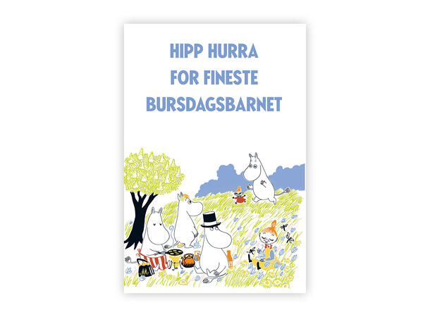 Mummi dobbeltkort- Hipp hurra 17 cm  Mummi 