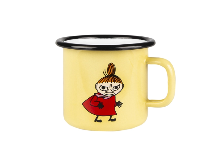 Mummikopp Emalje - Lille My 2,5 dl Gul  Retro 